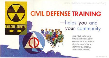 Civil Defense Training Car Card