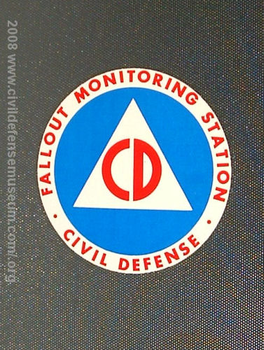Fallout Monitoring Station Sticker On Door