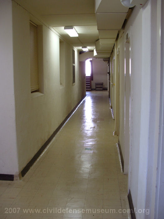 Basement Hallway Running Width Of Building