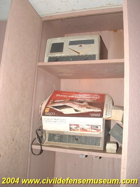 Original Old Radios On Shelf In Operations Room
