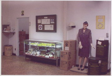 Civil Defense Display Cases And Supplies