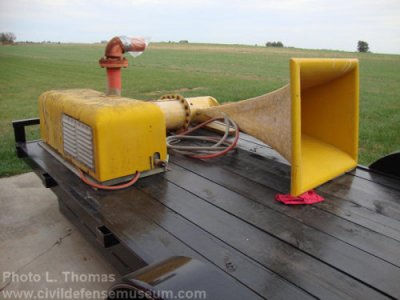 Blower and Siren On Trailer